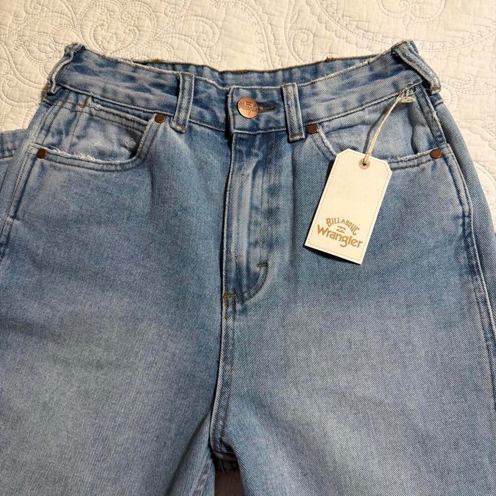 Billabong Wrangler Patchwork Floral Flare Jeans - Picture 3 of 9